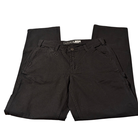 Carhartt Women's Rugged Flex Loose Fit Black Canvas Cargo Work Pants Size 8 - Picture 3 of 8